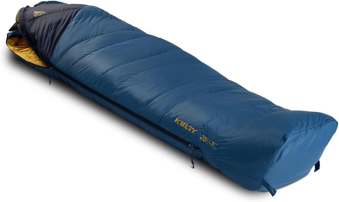 Kelty Cosmic 20 Down Mummy Sleeping Bag for Backpacking, Campers, 550 Fill Power, Recycled Fabrics with PFAS-Free DWR, Designed in Sunny Colorado, USA, 2024 Model - Image 12