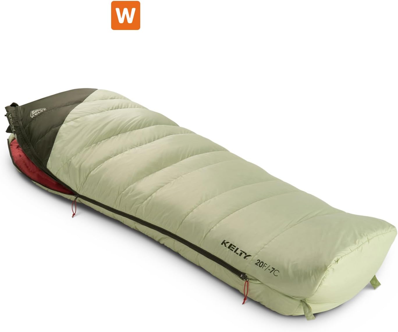 Kelty Cosmic 20 Down Mummy Sleeping Bag for Backpacking, Campers, 550 Fill Power, Recycled Fabrics with PFAS-Free DWR, Designed in Sunny Colorado, USA, 2024 Model - Image 18