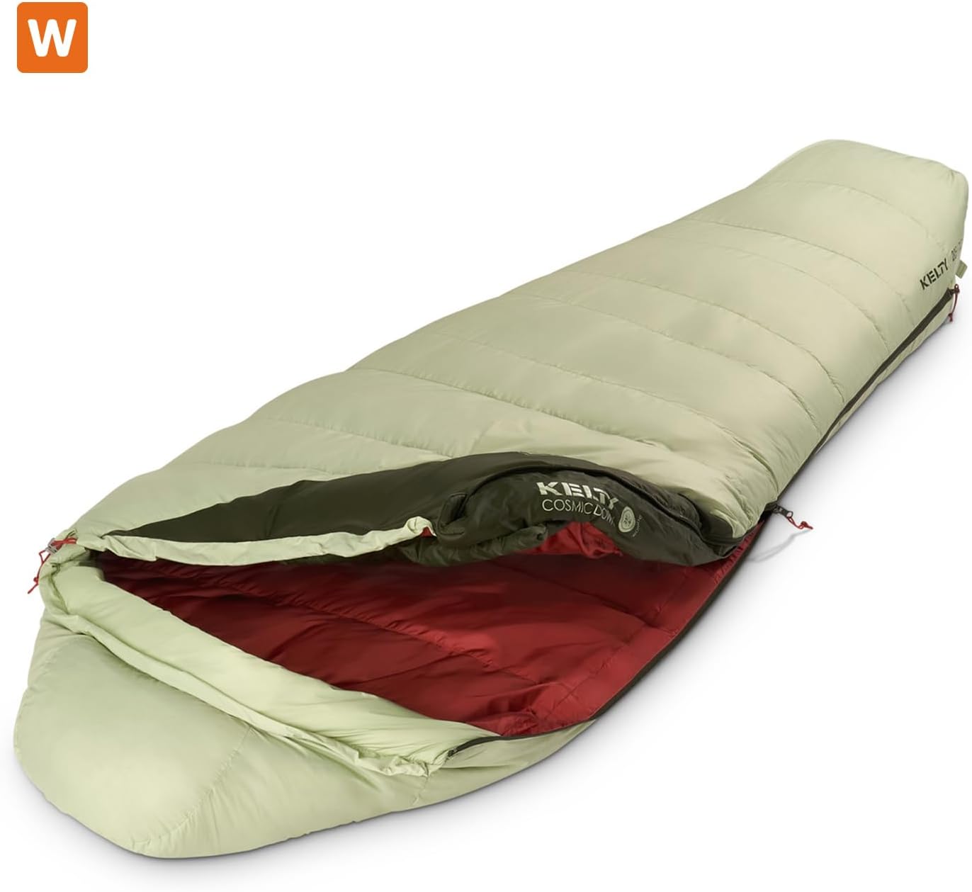 Kelty Cosmic 20 Down Mummy Sleeping Bag for Backpacking, Campers, 550 Fill Power, Recycled Fabrics with PFAS-Free DWR, Designed in Sunny Colorado, USA, 2024 Model - Image 21