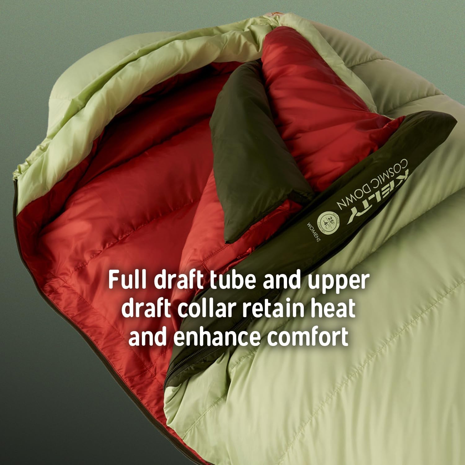Kelty Cosmic 20 Down Mummy Sleeping Bag for Backpacking, Campers, 550 Fill Power, Recycled Fabrics with PFAS-Free DWR, Designed in Sunny Colorado, USA, 2024 Model - Image 6