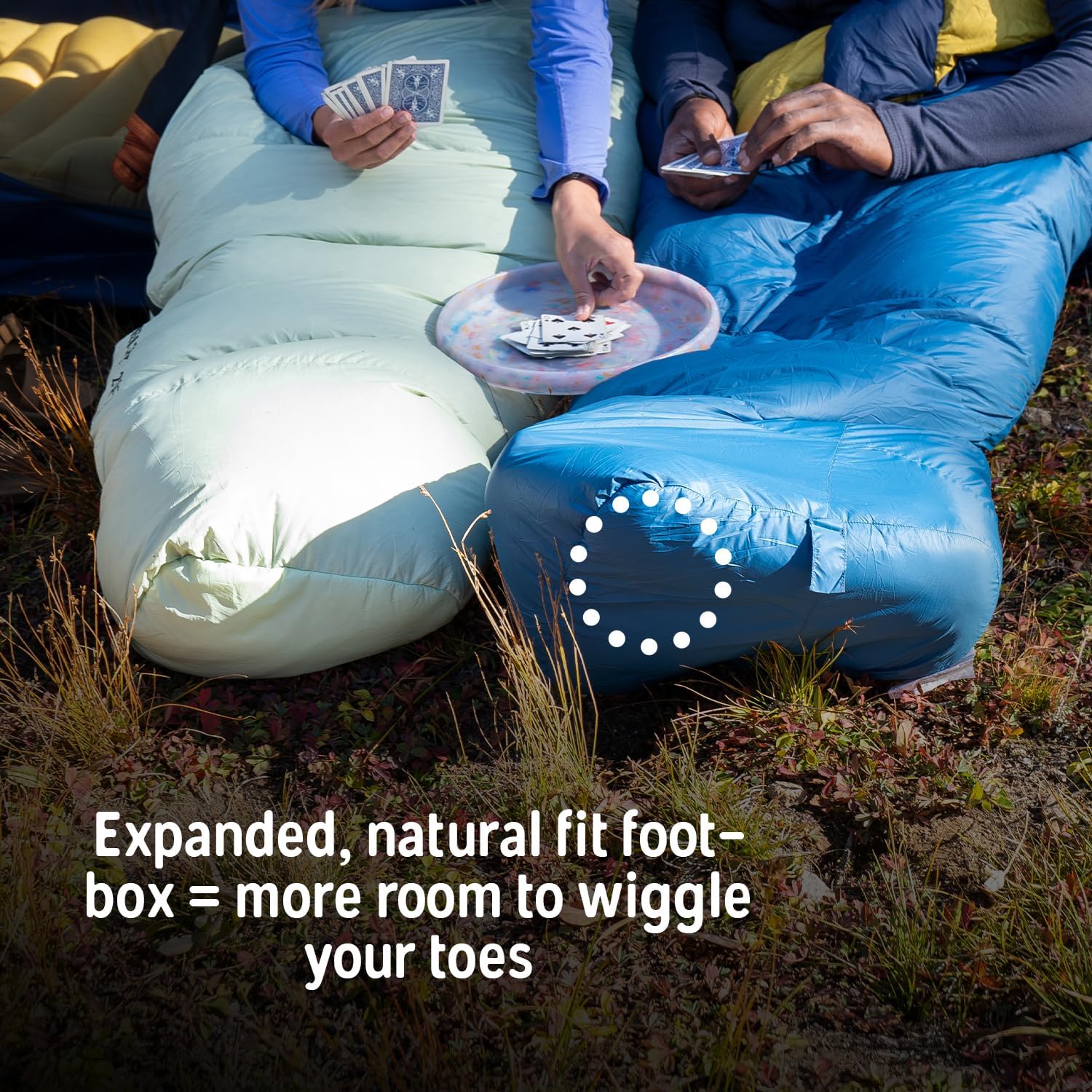 Kelty Cosmic 20 Down Mummy Sleeping Bag for Backpacking, Campers, 550 Fill Power, Recycled Fabrics with PFAS-Free DWR, Designed in Sunny Colorado, USA, 2024 Model - Image 7