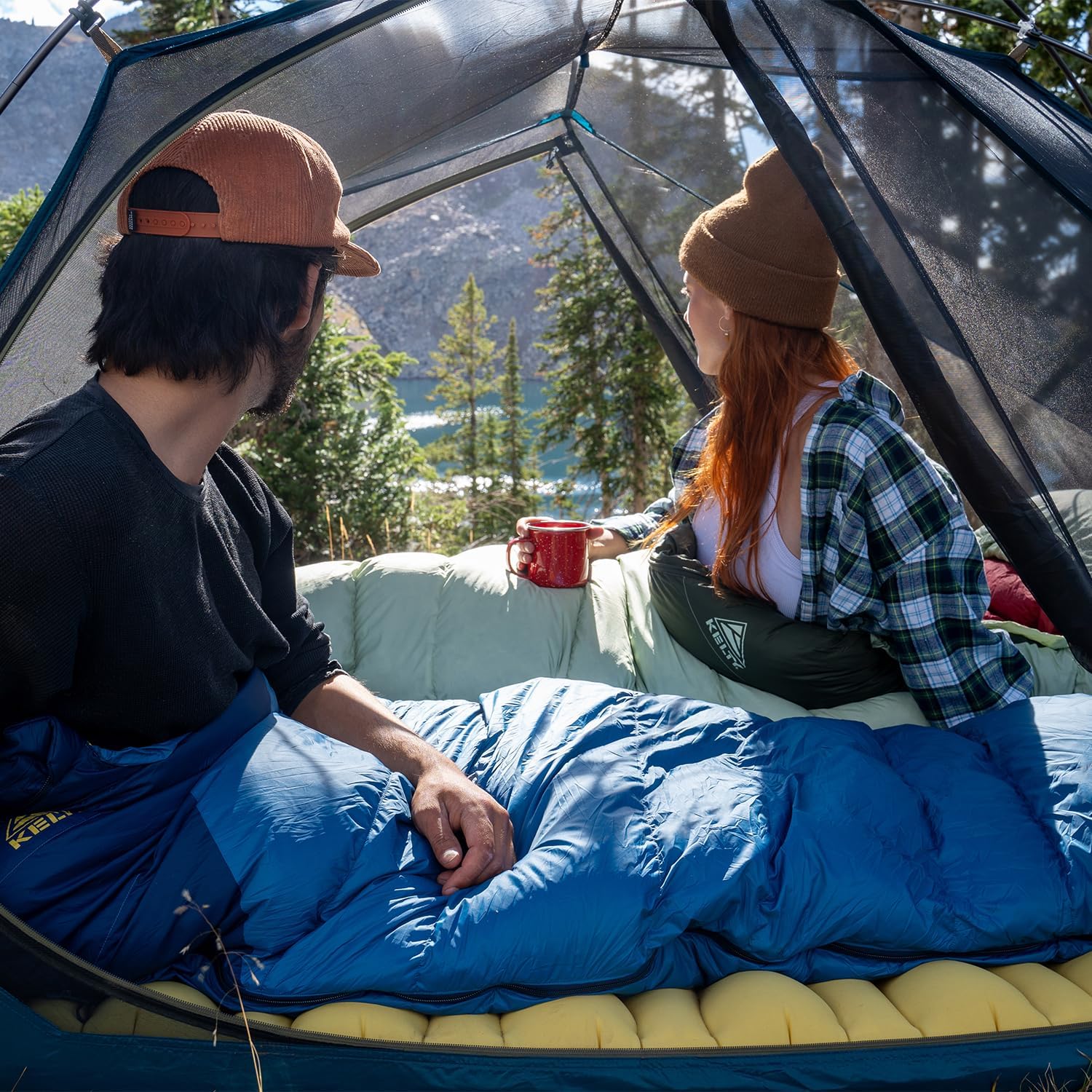 Kelty Cosmic 20 Down Mummy Sleeping Bag for Backpacking, Campers, 550 Fill Power, Recycled Fabrics with PFAS-Free DWR, Designed in Sunny Colorado, USA, 2024 Model - Image 9